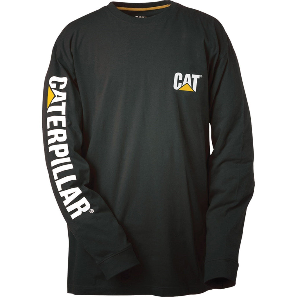 CAT Caterpillar Trademark Banner T-Shirt-ShoeShoeBeDo