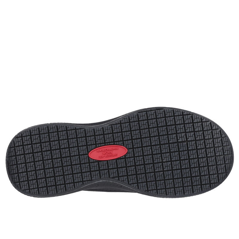 Slip resistant work clearance shoes with arch support