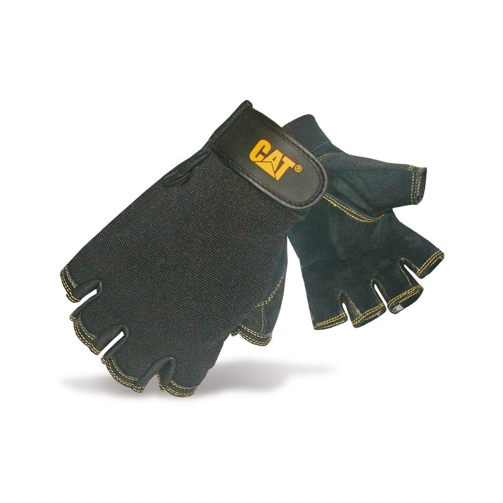CAT Caterpillar Pig Skin Fingerless Gloves-ShoeShoeBeDo