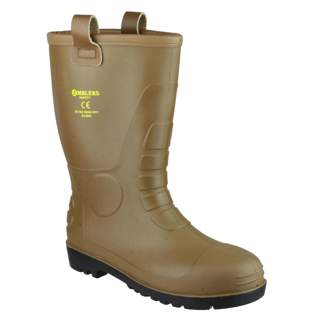 Amblers FS95 Rigger Safety Wellington Boots-ShoeShoeBeDo