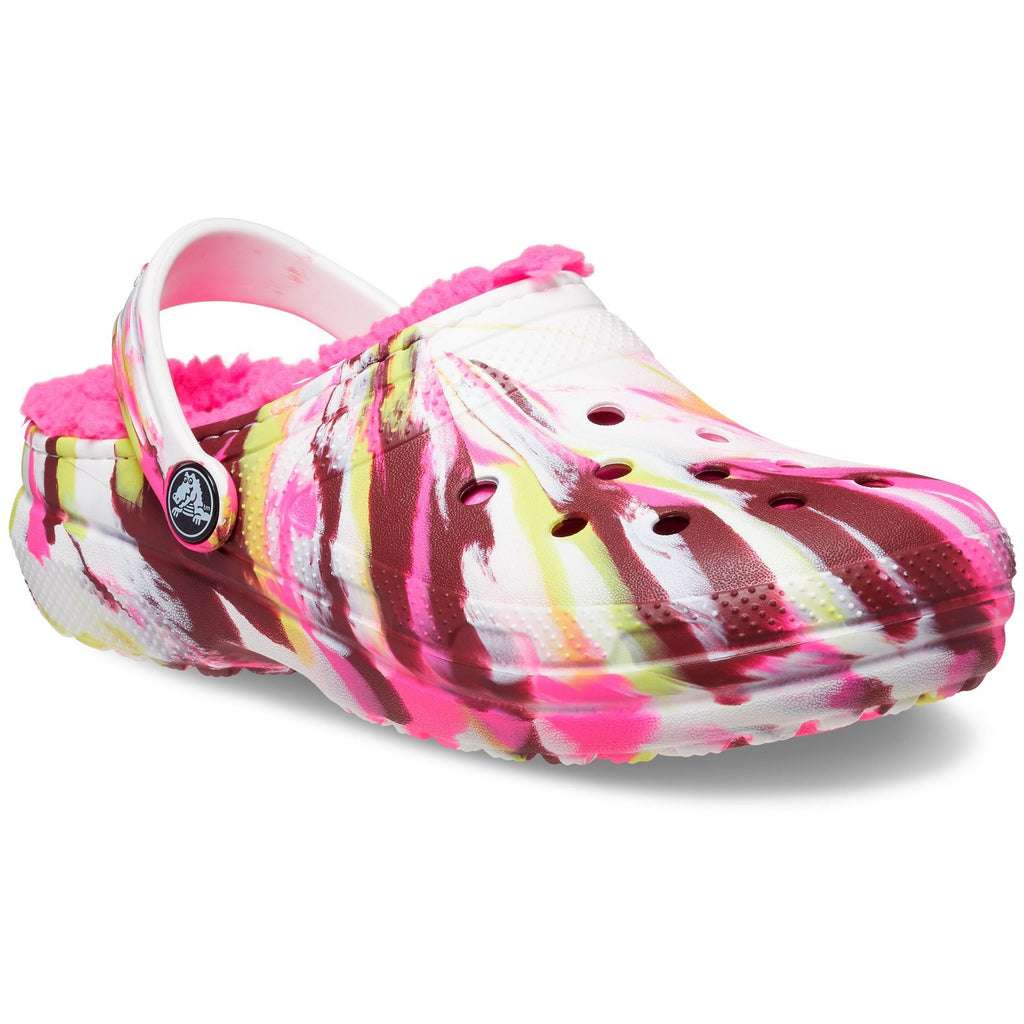 Crocs Classic Toddlers Lined Marbled Clogs