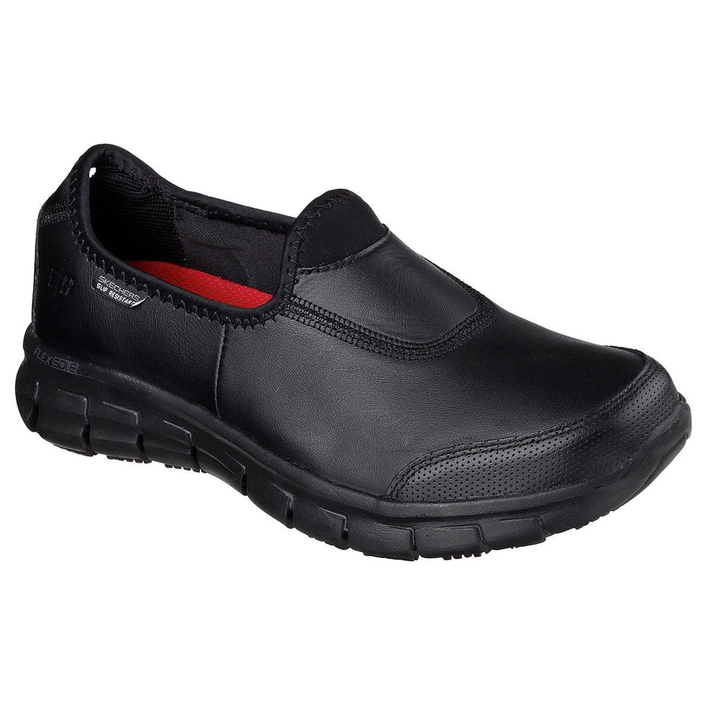 Skechers Work Relaxed Fit Sure Track Shoes-ShoeShoeBeDo