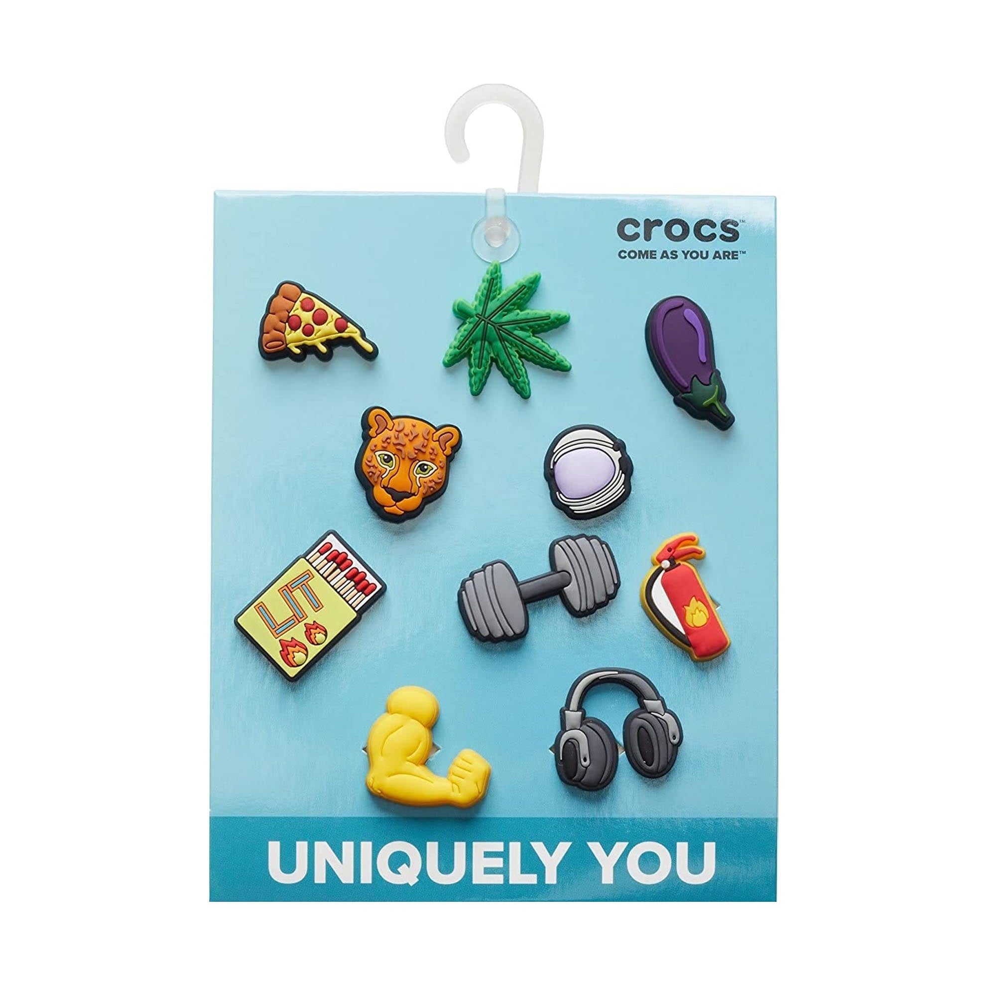 Crocs JIBBITZ GET SWOLE UNISEX 10 PACK - Other accessories - multi-coloured  