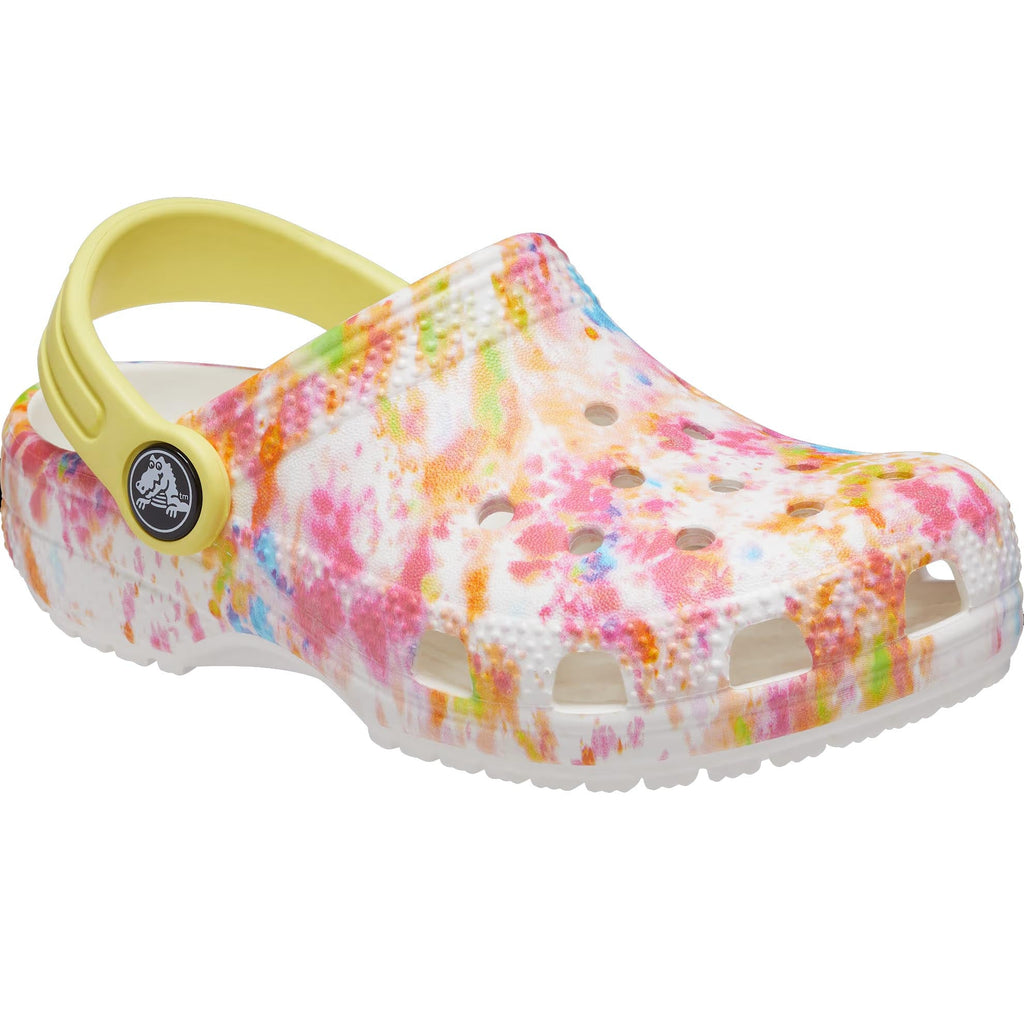 Crocs Toddlers Classic Tie-Dye Graphic Clogs